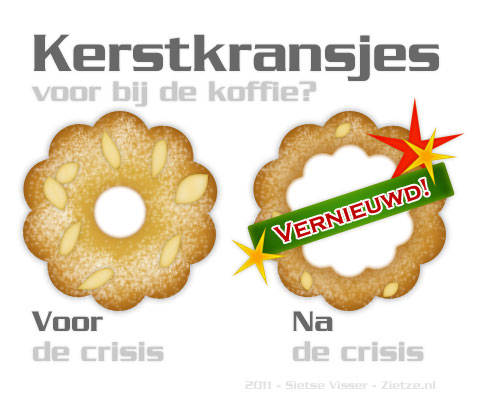 Kerstkransjes in crisistijd